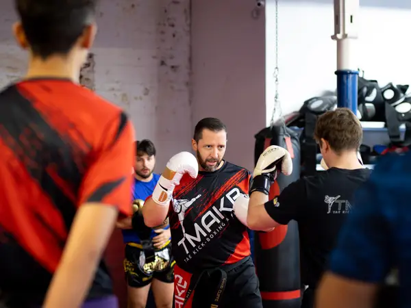 Sparring at TMA Kickboxing